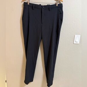 Quince Black Slim Fit Dress Pants Men’s 34x32 Stretch Trouser